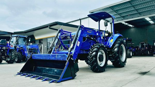TRIDENT 100HP 4WD CANOPY TRACTOR WITH 4IN1 BUCKET (5,550KG GROSS WEIGHT &1,500KG FRONT LOADER LIFTING CAPACITY) 5 YEARS LABOUR AND PARTS WARRANTY AUSTRALIA WIDE DELIVERY & SUPPORT FOR SALE image