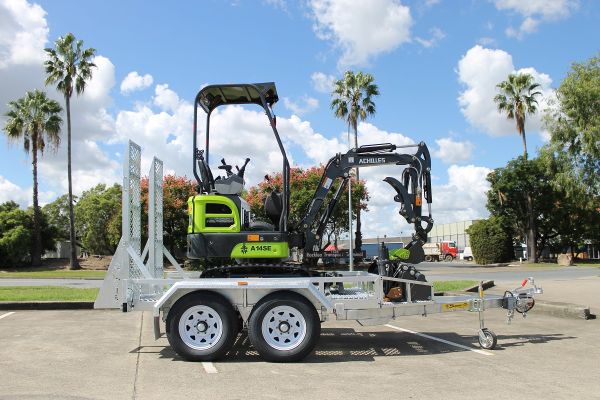 2025 Achilles A14SE Mini Excavator Trailer Package image