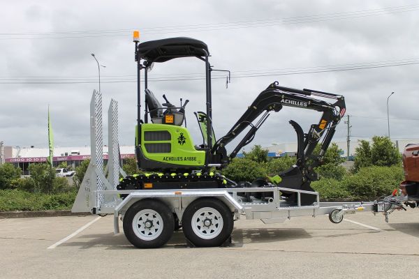 2025 Achilles A18SE Mini Excavator Trailer Package image