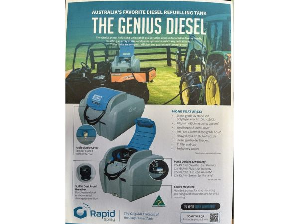 RAPID SPRAY GENIUS 200 LITRE image