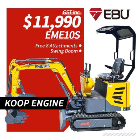 Koop Engine EME10S Mini Excavator Swing Boom image