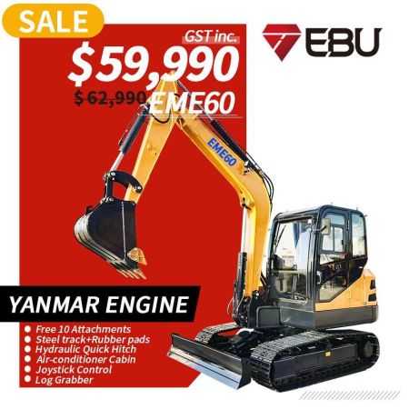 Yanmar Engine EME60 Excavator A/C Cabin image