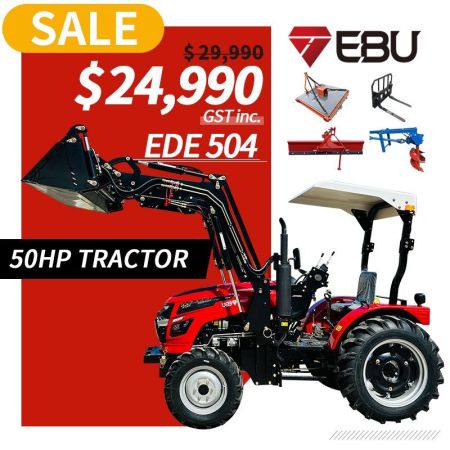 EDE 504 TRACTOR WITH ATTACHMENTS image