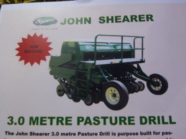 JOHN SHEARER 3 METRE PASTURE DRILL image