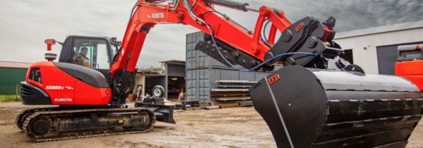 Kubota KX080-3S Excavator image