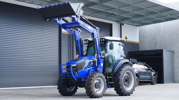 TRIDENT 110HP 4WD A/C CABIN TRACTOR WITH 4IN1 BUCKET (5,650KG GROSS WEIGHT & 1,500KG FRONT LOADER LIFTING CAPACITY) 5 YEARS LABOUR AND PARTS WARRANTY AUSTRALIA WIDE DELIVERY & SUPPORT image