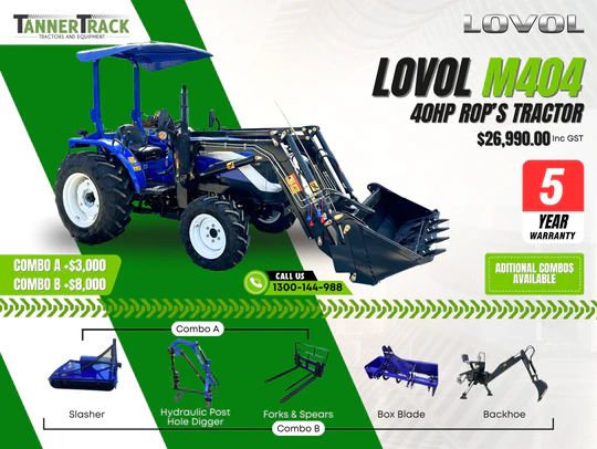 LOVOL M404 TE, 40hp Rop's Tractor image