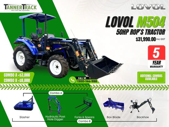 Lovol M504 TB-1, 50hp Rop's Tractor image