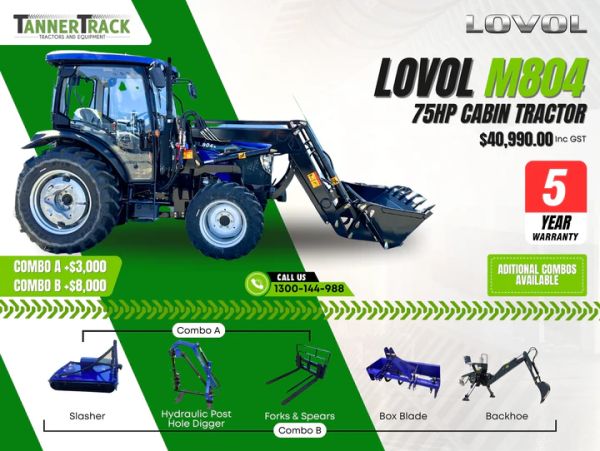 LOVOL M804 TB-3, 75hp Cabin image