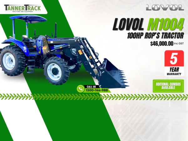Lovol M1004 TD, 100hp Rops Tractor image
