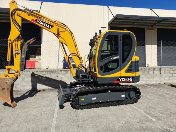 YC60-9 Yuchai Excavator 6T with AC Cabin! New Dash 9 Model Available Now! image