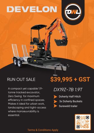 Develon DX19Z Tracked-Excav -7B image