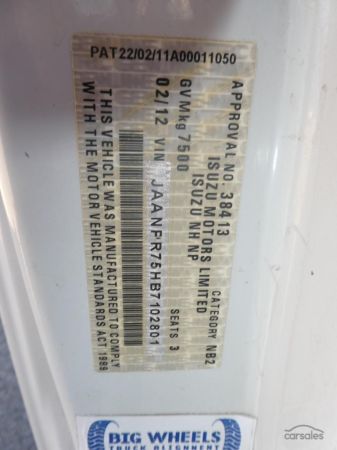 2012 ISUZU NPR 400 image