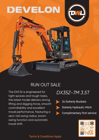Doosan DX35Z Tracked-Excav image