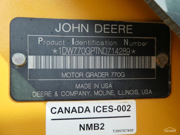 2022 JOHN DEERE 770GP image