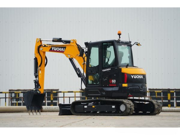 JUST RELEASED - YUCHAI U60 5.8ton Zero Swing excavator image