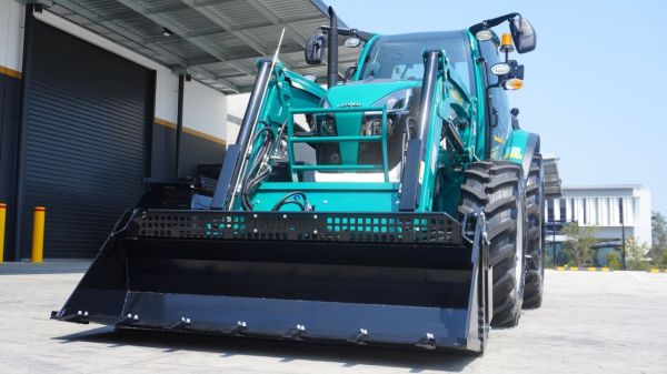 TRIDENT PLUS 120HP POWERSHIFT 4WD A/C CABIN TRACTOR WITH 4IN1 BUCKET (POWER SHUTTLE & 1,500KG FRONT LOADER LIFTING CAPACITY) 5 YEARS LABOUR AND PARTS WARRANTY AUSTRALIA WIDE DELIVERY & SUPPORT image