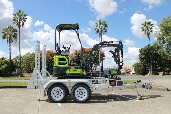 2025 Achilles A14SE Mini Excavator Trailer Package image