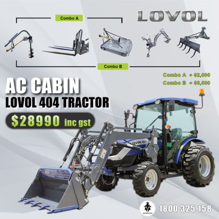 2025 ACHILLES LOVOL TE404 AC Cabin Tractor image