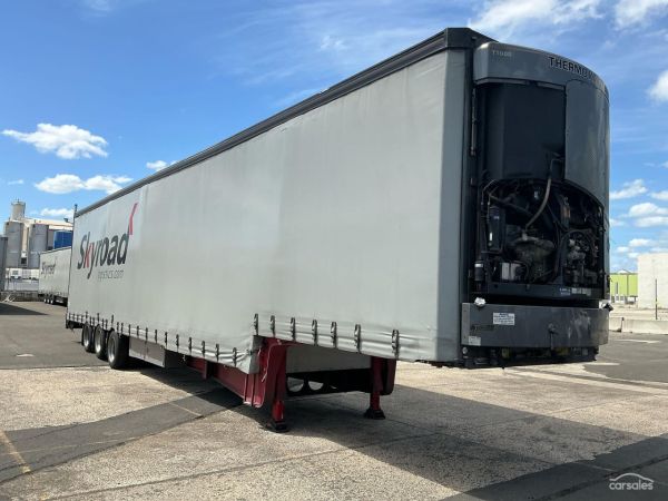 2020 Vawdrey VBS30D Tri Axle Drop Deck Refrigerated Trailer image