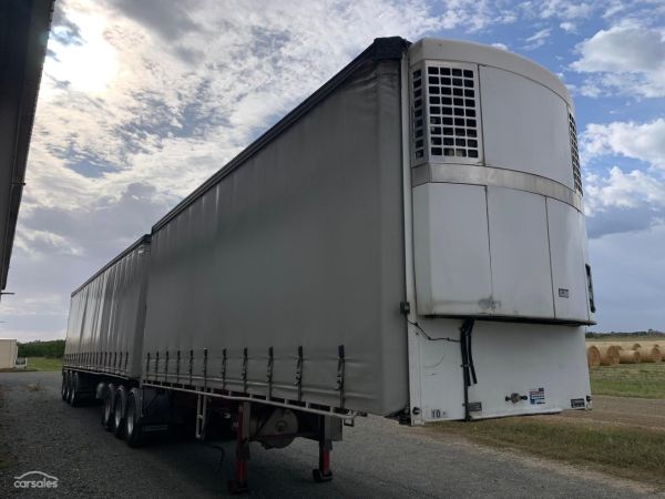 2007 Vawdrey VB S3 Refrigerated Tri Axle B Double Combination image