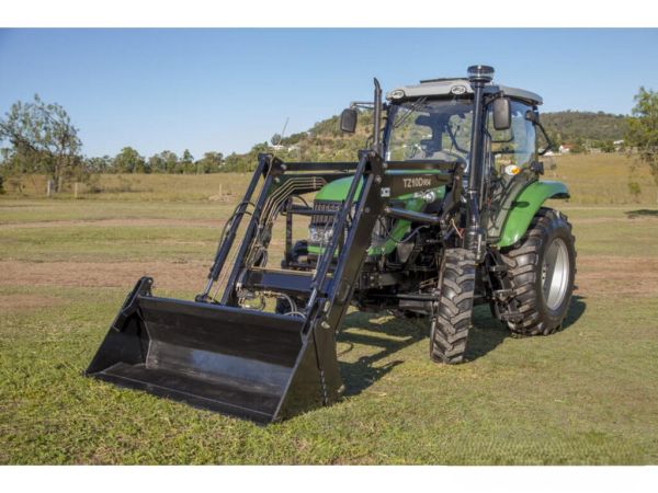 AgKing - Enfly 90HP Tractor A/C Cabin 4WD DQ904C with FEL & 4in1 Bucket image