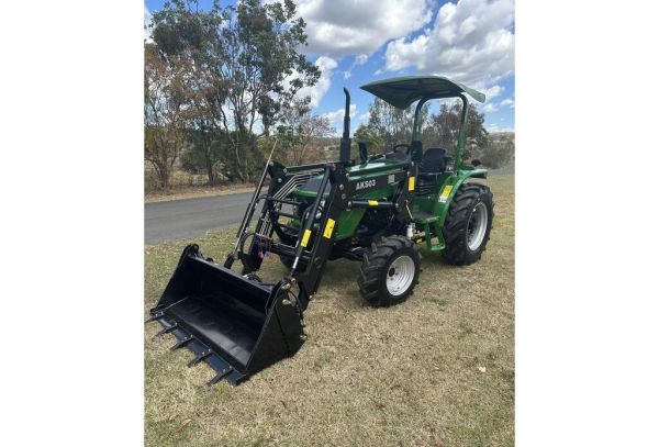 AgKing - 50HP Tractor ROPS 4WD AK504 with FEL & 4in1 Bucket image
