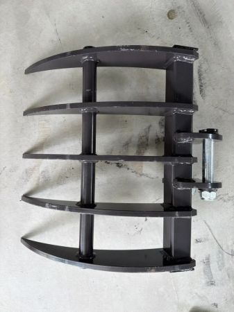 Mini Excavator Attachment - 25mm Pin - Stick Rake image