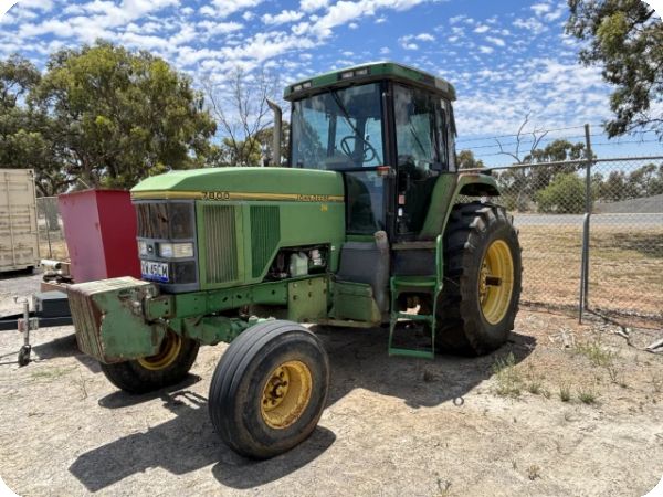 1995 John Deere 7800 Tractor (Council asset) (Located Warracknabeal, VIC) image