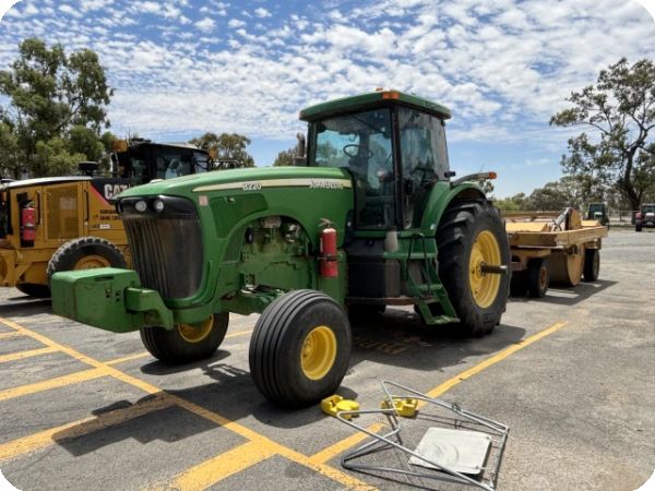 2001 John Deere 8220 (Tractor Only) (Council Asset) (Located Warracknabeal, VIC) image