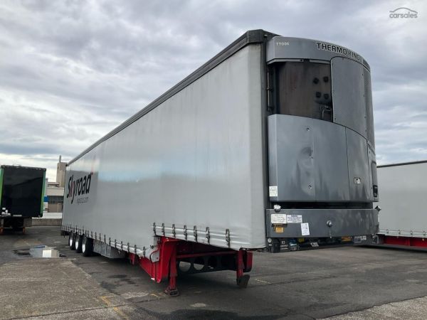 2020 Vawdrey VBS30D Tri Axle Drop Deck Refrigerated Curtainside Trailer image