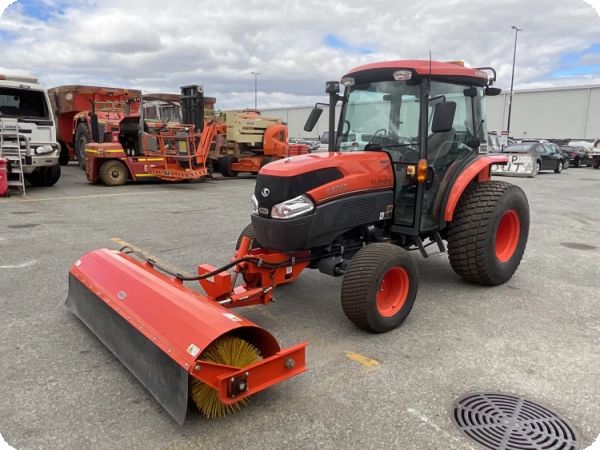 2025 Kubota L5740 Tractor With Sweeper Attachment image