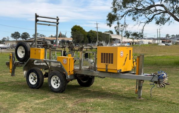 2007 Redmond Gary Tag Cable Drum 3 DRUM ABC CABLE TRAILER image