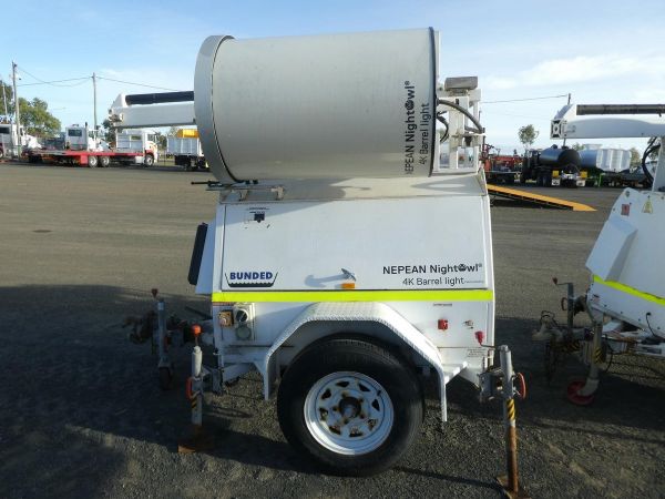 2019 NEPEAN NIGHT OWL TRAILER MOUNTED BARREL LIGHT TOWER image