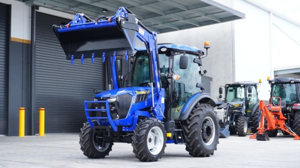 TRIDENT SEASONAL SAVINGS 60HP 4WD A/C CABIN TRACTOR WITH 4IN1 BUCKET (3,690KG GROSS WEIGHT & 900KG FRONT LOADER LIFTING CAPACITY) 5 YEARS LABOUR AND PARTS WARRANTY AUSTRALIA WIDE DELIVERY & SUPPORT image